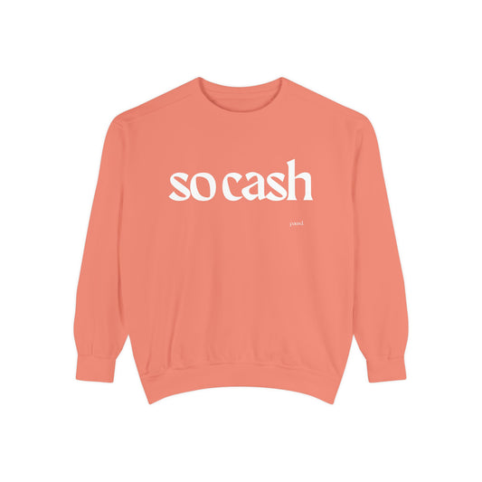 Cozy Unisex Garment-Dyed Sweatshirt, Relaxed Comfort, Perfect for Lounging, Gifts for Friends, Cozy Casual Wear, Trendy Layering