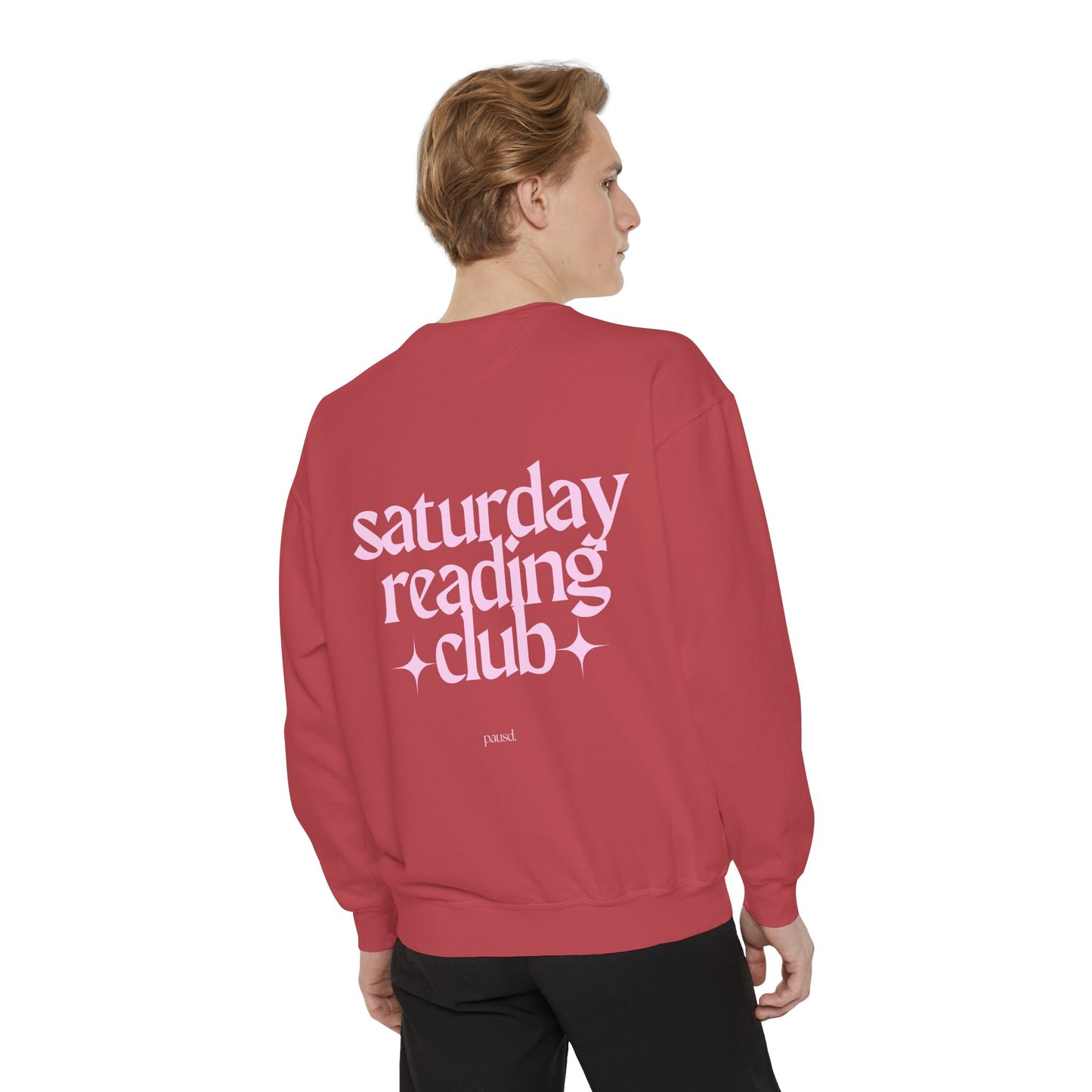 saturday reading club | Unisex Garment-Dyed Sweatshirt
