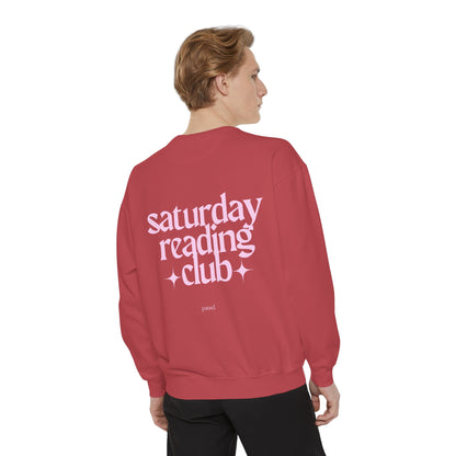 saturday reading club | Unisex Garment-Dyed Sweatshirt