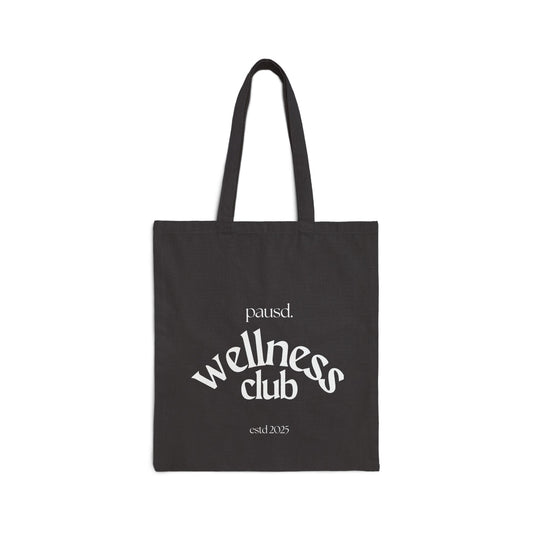 Wellness Club Cotton Canvas Tote Bag | Eco-Friendly Shopping Tote, Motivational Gym Bag, Gift for Wellness Enthusiasts, Yoga [...]