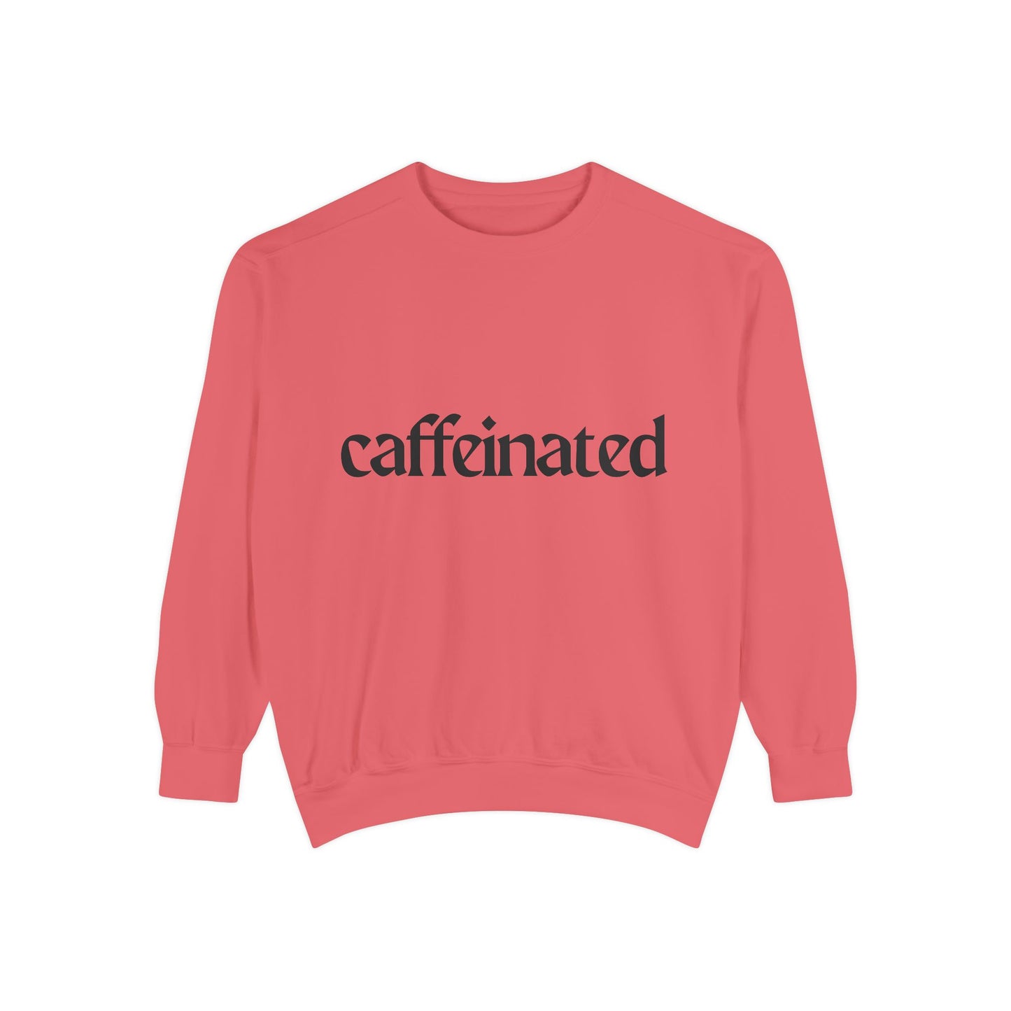 Caffeinated Unisex Garment-Dyed Sweatshirt | Cozy Coffee Lover Apparel, Perfect for Casual Outings, Gift for Coffee Enthusiasts, [...]