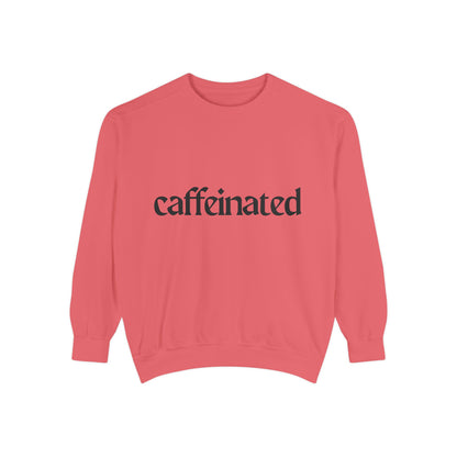 Caffeinated Unisex Garment-Dyed Sweatshirt | Cozy Coffee Lover Apparel, Perfect for Casual Outings, Gift for Coffee Enthusiasts, [...]