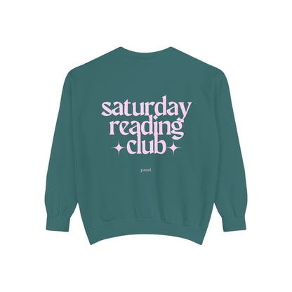saturday reading club | Unisex Garment-Dyed Sweatshirt