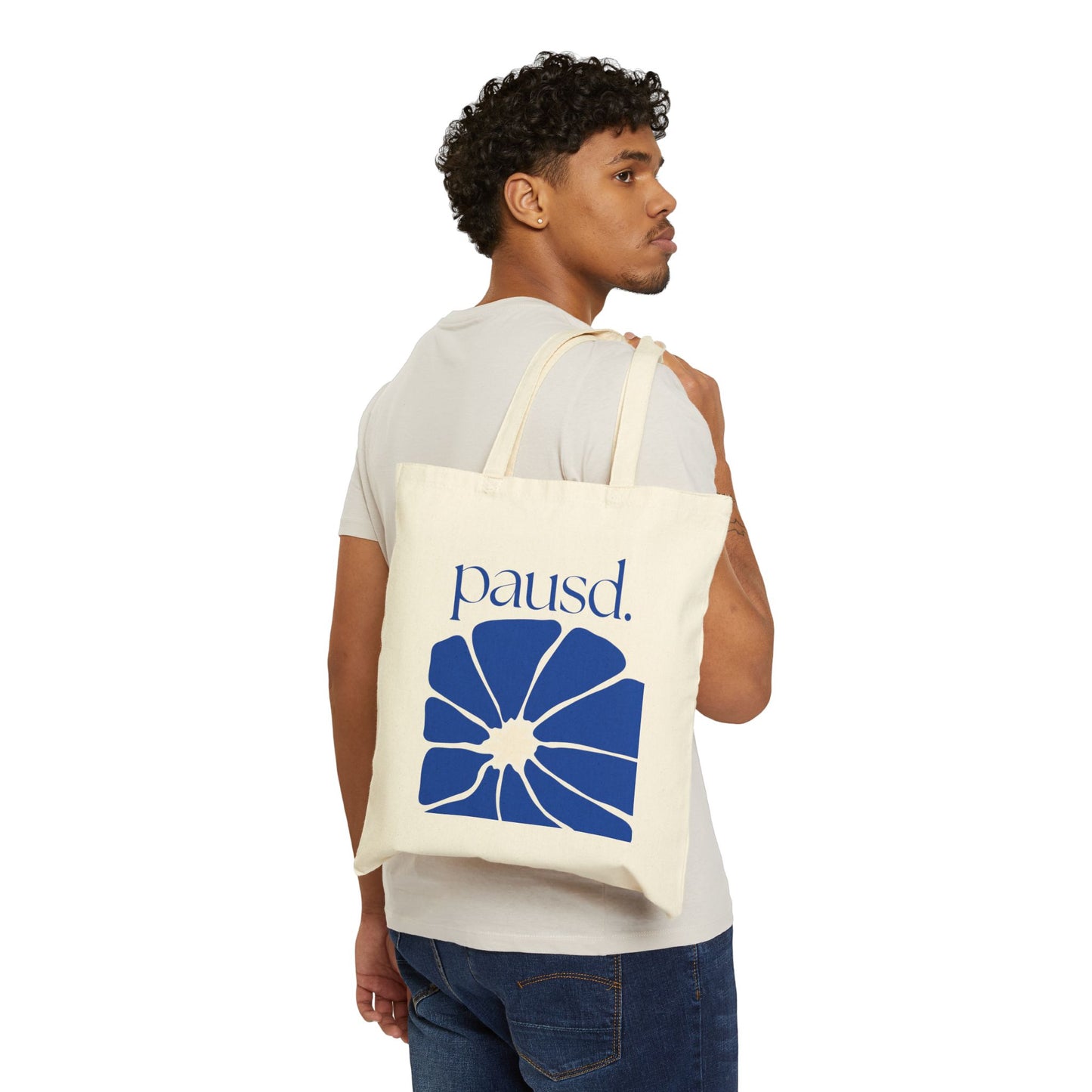 Chic Matisse Inspired Cotton Canvas Tote Bag, Sustainable Shopping Bag, Eco-Friendly Tote, Reusable Craft Bag, Minimalist Gift Idea