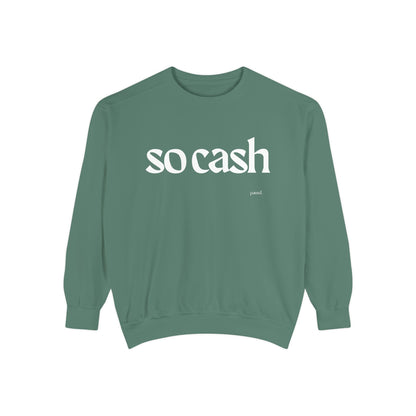 Cozy Unisex Garment-Dyed Sweatshirt, Relaxed Comfort, Perfect for Lounging, Gifts for Friends, Cozy Casual Wear, Trendy Layering
