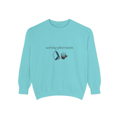 Cozy Garment-Dyed Sweatshirt - Perfect for Writers, Book Lovers, and Relaxed Gatherings | Ideal Gift for Holidays, Birthdays, Cozy [...]