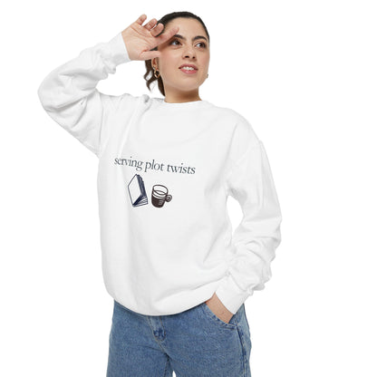 Cozy Garment-Dyed Sweatshirt - Perfect for Writers, Book Lovers, and Relaxed Gatherings | Ideal Gift for Holidays, Birthdays, Cozy [...]