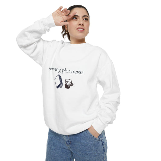 Cozy Garment-Dyed Sweatshirt - Perfect for Writers, Book Lovers, and Relaxed Gatherings | Ideal Gift for Holidays, Birthdays, Cozy [...]