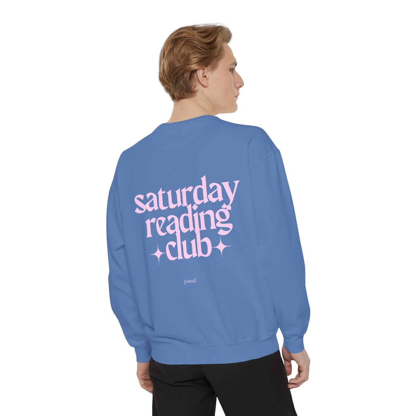 saturday reading club | Unisex Garment-Dyed Sweatshirt