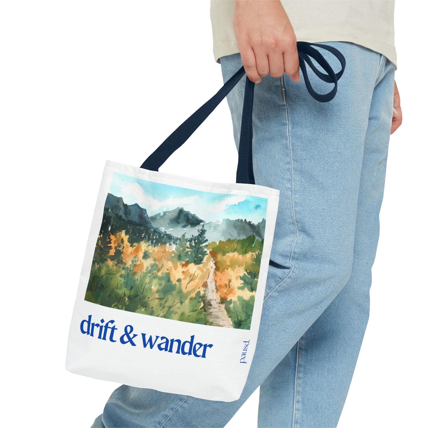 Drift and Wander Tote Bag - Perfect for Nature Lovers, Eco-Friendly Shopping, Beach Days, or Gift Giving
