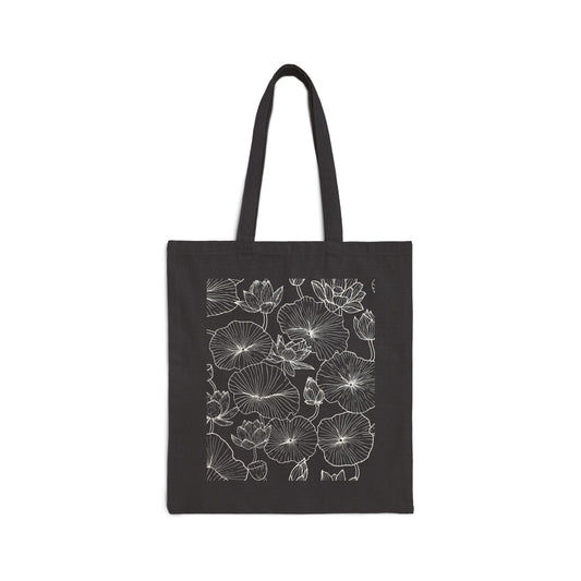 Elegant Floral Cotton Canvas Tote Bag for Eco-Friendly Shopping, Stylish Beach Accessory, Gift for Her, Reusable Grocery Bag, Artful [...]