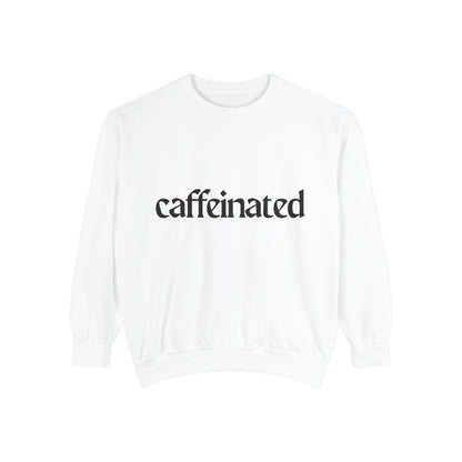 Caffeinated Unisex Garment-Dyed Sweatshirt | Cozy Coffee Lover Apparel, Perfect for Casual Outings, Gift for Coffee Enthusiasts, [...]