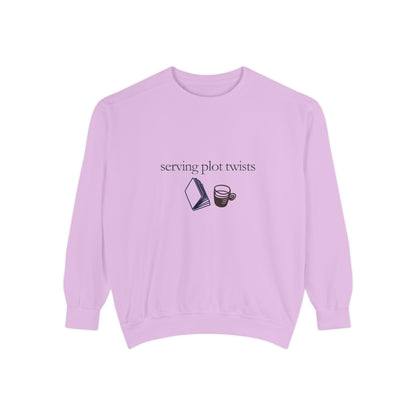 Cozy Garment-Dyed Sweatshirt - Perfect for Writers, Book Lovers, and Relaxed Gatherings | Ideal Gift for Holidays, Birthdays, Cozy [...]
