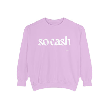 Cozy Unisex Garment-Dyed Sweatshirt, Relaxed Comfort, Perfect for Lounging, Gifts for Friends, Cozy Casual Wear, Trendy Layering