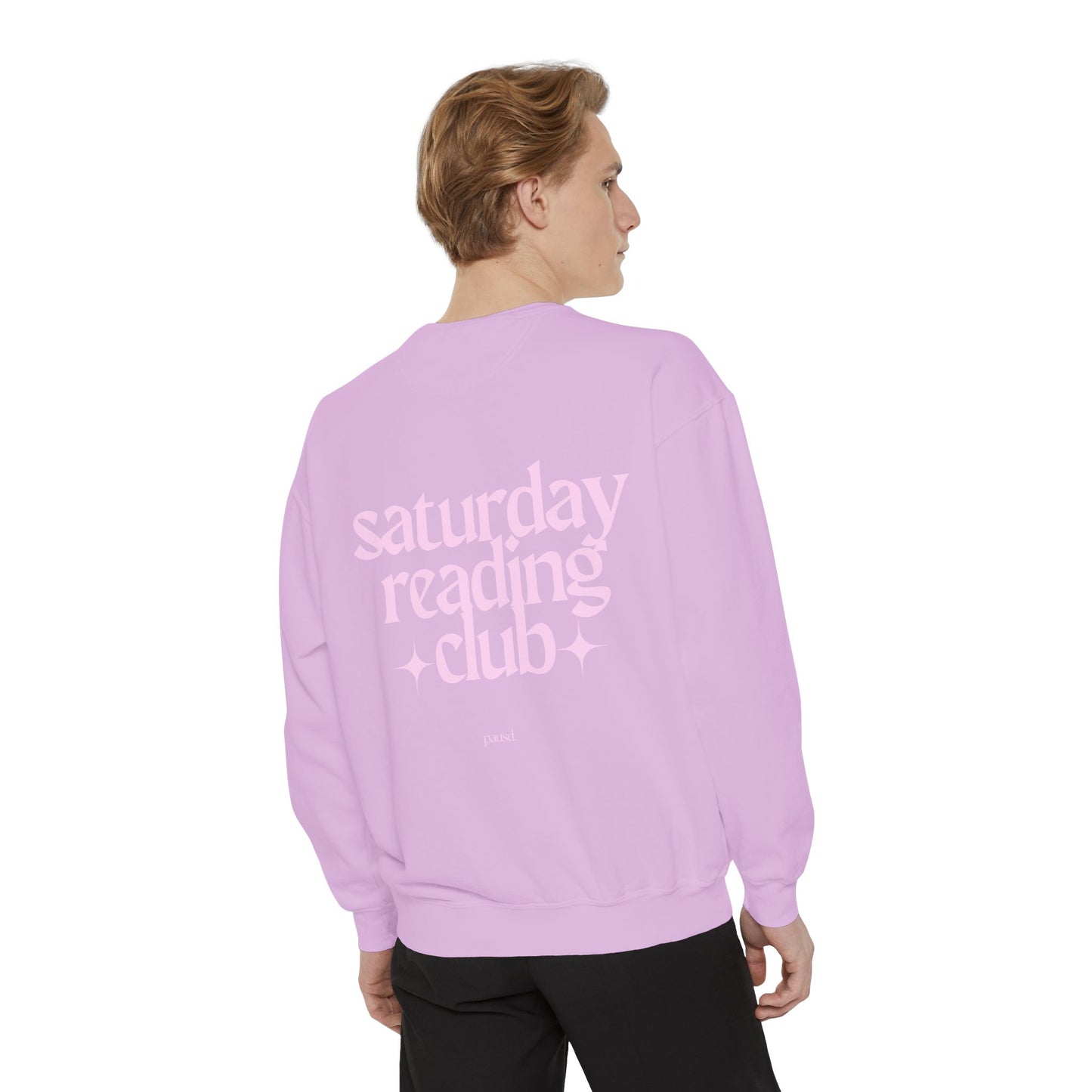 saturday reading club | Unisex Garment-Dyed Sweatshirt