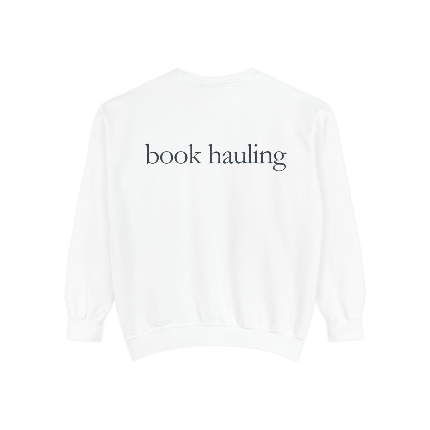Cozy Book Hauling Sweatshirt | Unisex Fashion Sweatshirt, Gift for Book Lovers, Reading Sweatshirt, Literature Apparel, Casual Outfit