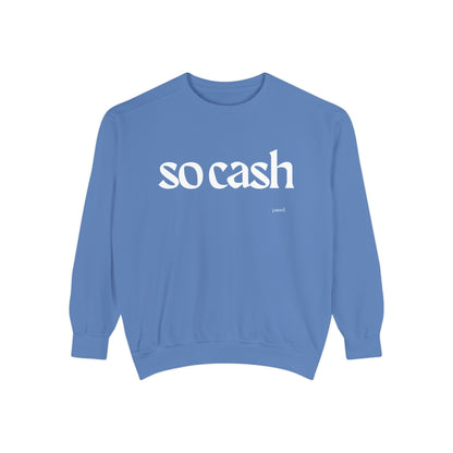 Cozy Unisex Garment-Dyed Sweatshirt, Relaxed Comfort, Perfect for Lounging, Gifts for Friends, Cozy Casual Wear, Trendy Layering
