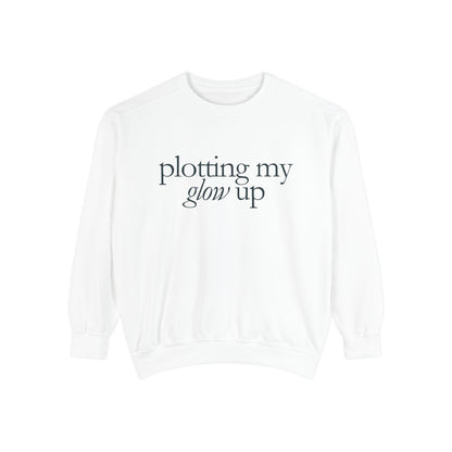 Glow Up Sweatshirt, Cozy Sweatshirt, Motivational Gift, Stylish Layering, Everyday Comfort, Unisex Apparel