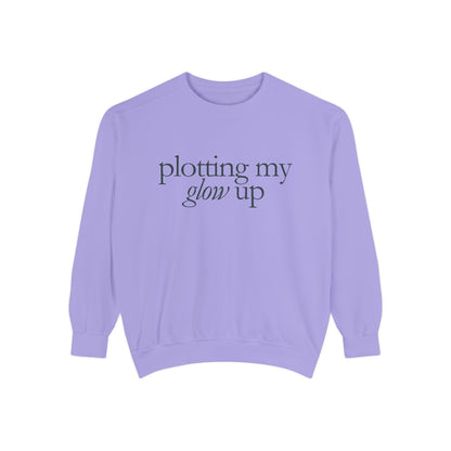 Glow Up Sweatshirt, Cozy Sweatshirt, Motivational Gift, Stylish Layering, Everyday Comfort, Unisex Apparel