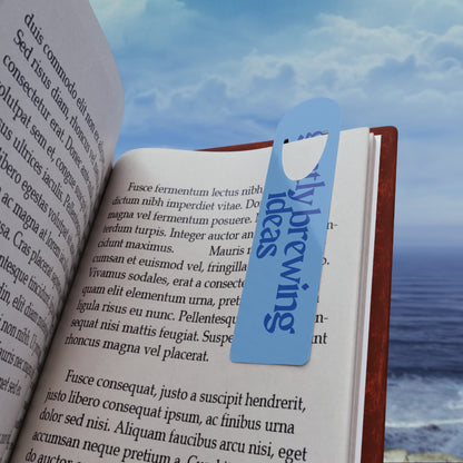 Stylish Bookmark with 'gently brewing ideas' Design, Reading Gift, Book Lover Accessory, Unique Page Marker, Literary Decor, [...]