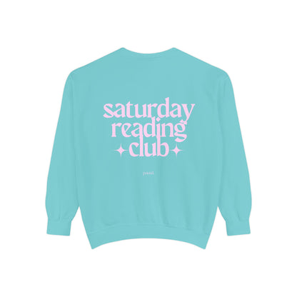 saturday reading club | Unisex Garment-Dyed Sweatshirt