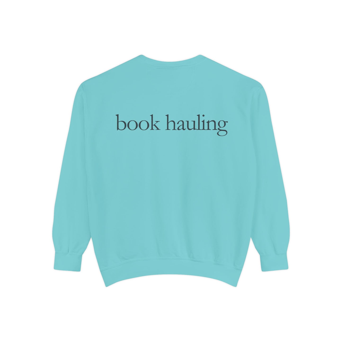 Cozy Book Hauling Sweatshirt | Unisex Fashion Sweatshirt, Gift for Book Lovers, Reading Sweatshirt, Literature Apparel, Casual Outfit