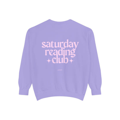 saturday reading club | Unisex Garment-Dyed Sweatshirt
