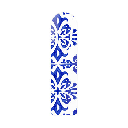 Elegant Blue Floral Bookmark, Reading Gift, Book Lover Unique Gifts, Teacher Appreciation, Personalized Bookmark