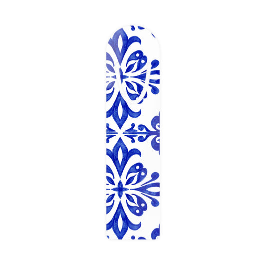 Elegant Blue Floral Bookmark, Reading Gift, Book Lover Unique Gifts, Teacher Appreciation, Personalized Bookmark