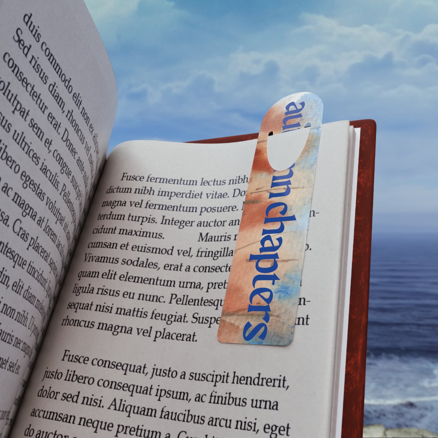 Autumn Chapters Bookmark, Fall Reading Accessory, Gift for Book Lovers, Cozy Home Decor, Literary Gift, Handmade Bookmark