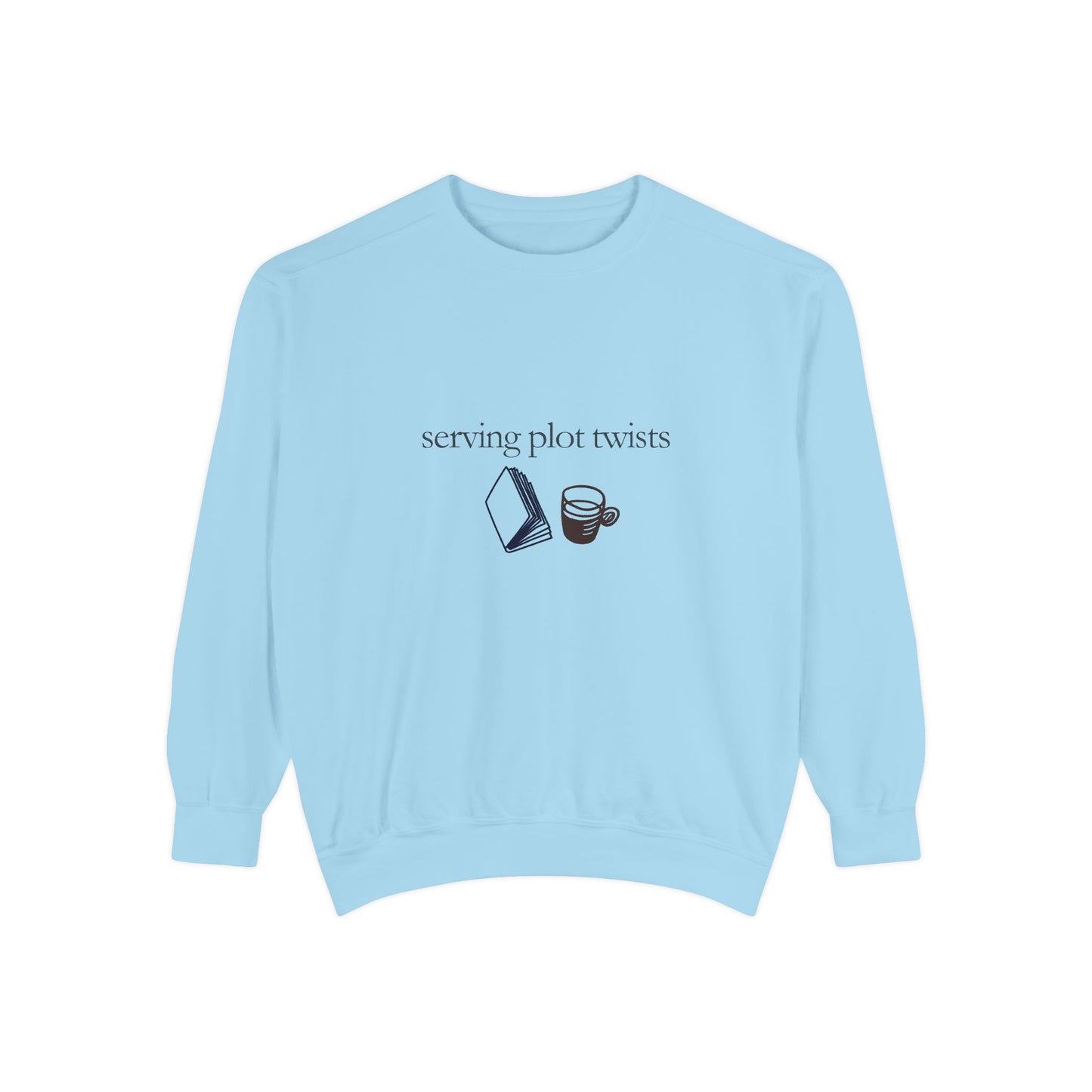 Cozy Garment-Dyed Sweatshirt - Perfect for Writers, Book Lovers, and Relaxed Gatherings | Ideal Gift for Holidays, Birthdays, Cozy [...]