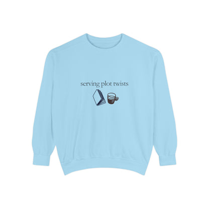Cozy Garment-Dyed Sweatshirt - Perfect for Writers, Book Lovers, and Relaxed Gatherings | Ideal Gift for Holidays, Birthdays, Cozy [...]
