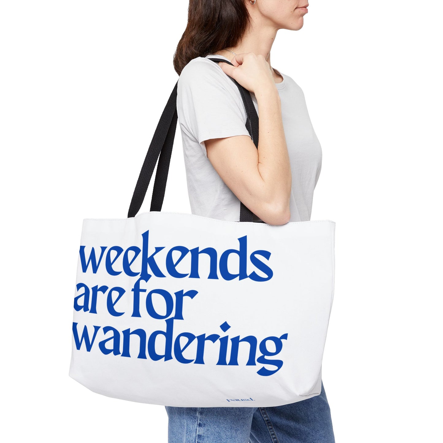 Weekend Wanderer Tote Bag | Travel, Beach, Grocery, Gym, Gift