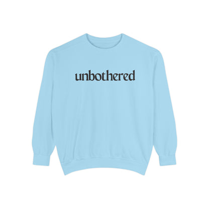 Unisex Garment-Dyed Sweatshirt - 'Unbothered' | Cozy Relaxation Apparel | Gift for Him & Her | Casual Wear for All Occasions, [...]