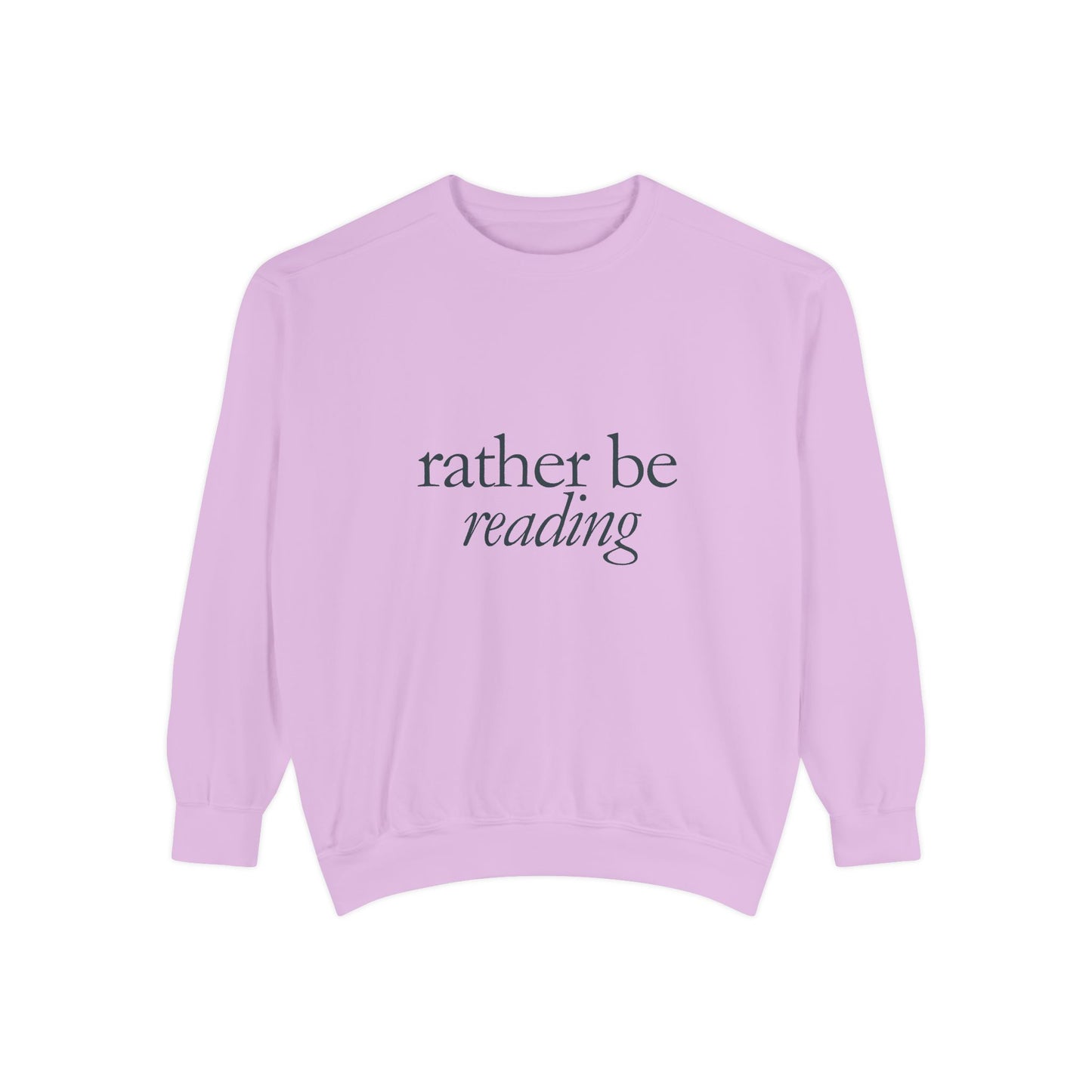 Cozy Reading Sweatshirt, Unisex Garment-Dyed Crew, Perfect Gift for Book Lovers, Ideal for Cozy Nights, Gift for Readers, Literary Gift