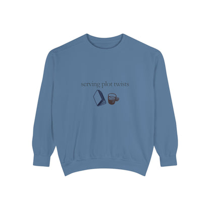 Cozy Garment-Dyed Sweatshirt - Perfect for Writers, Book Lovers, and Relaxed Gatherings | Ideal Gift for Holidays, Birthdays, Cozy [...]