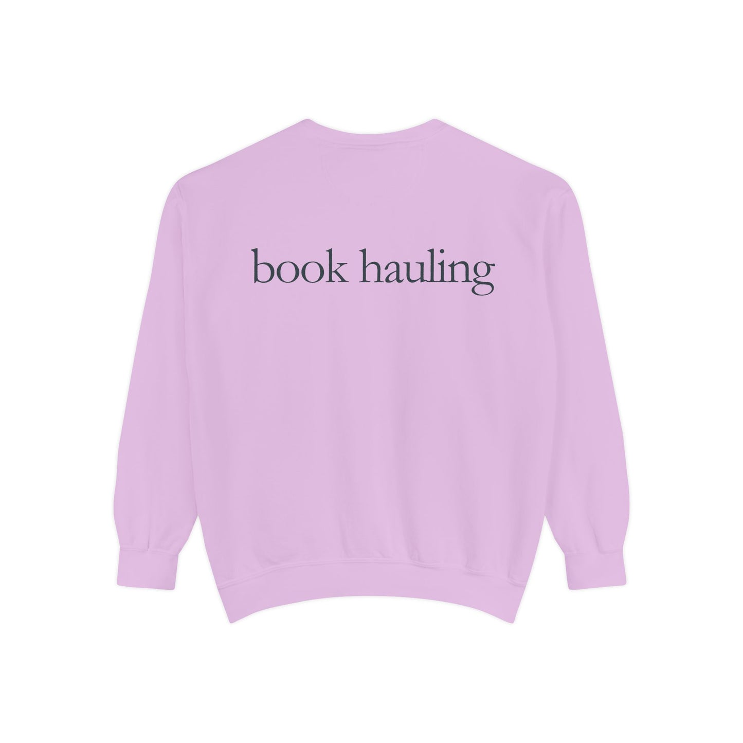 Cozy Book Hauling Sweatshirt | Unisex Fashion Sweatshirt, Gift for Book Lovers, Reading Sweatshirt, Literature Apparel, Casual Outfit