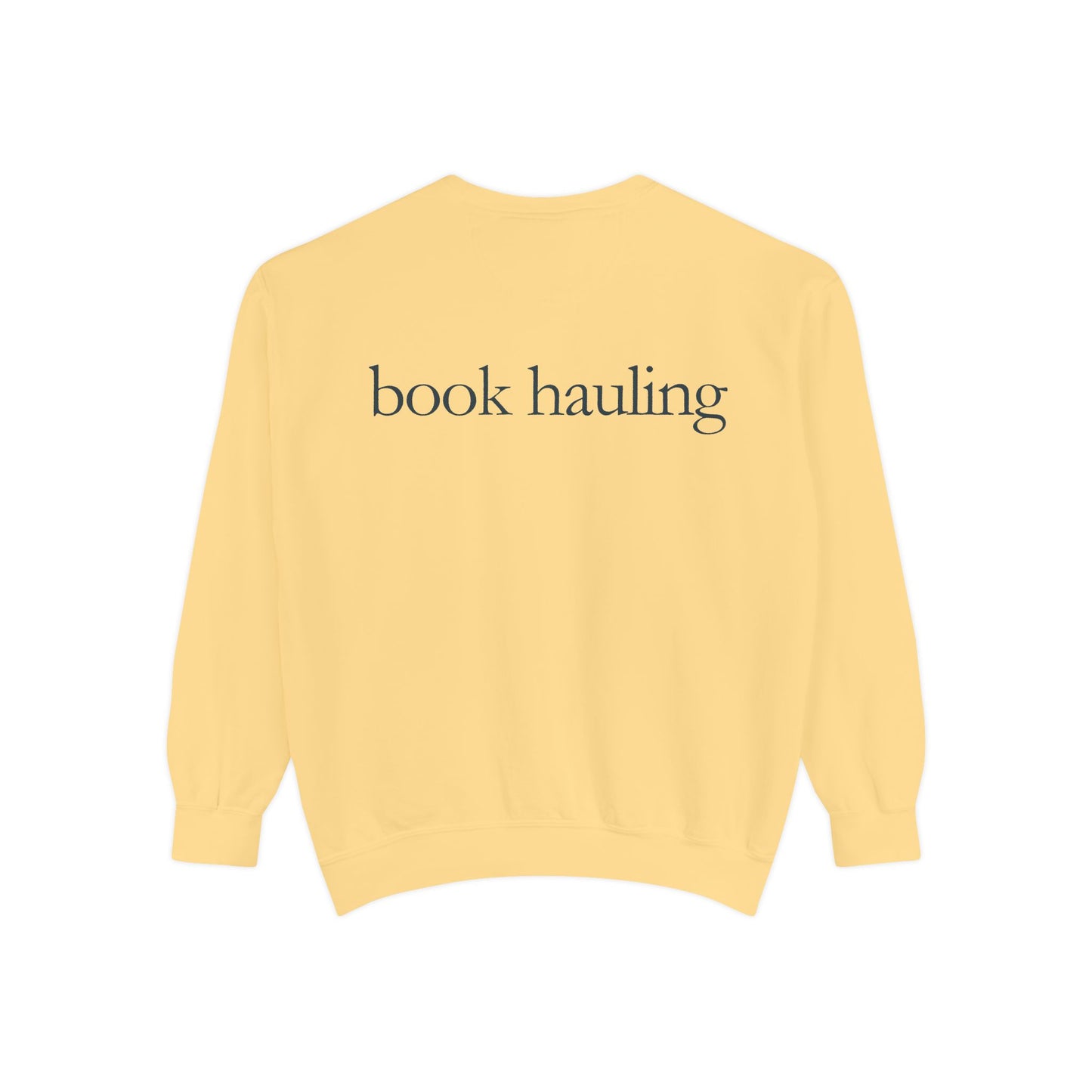 Cozy Book Hauling Sweatshirt | Unisex Fashion Sweatshirt, Gift for Book Lovers, Reading Sweatshirt, Literature Apparel, Casual Outfit