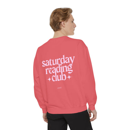 saturday reading club | Unisex Garment-Dyed Sweatshirt