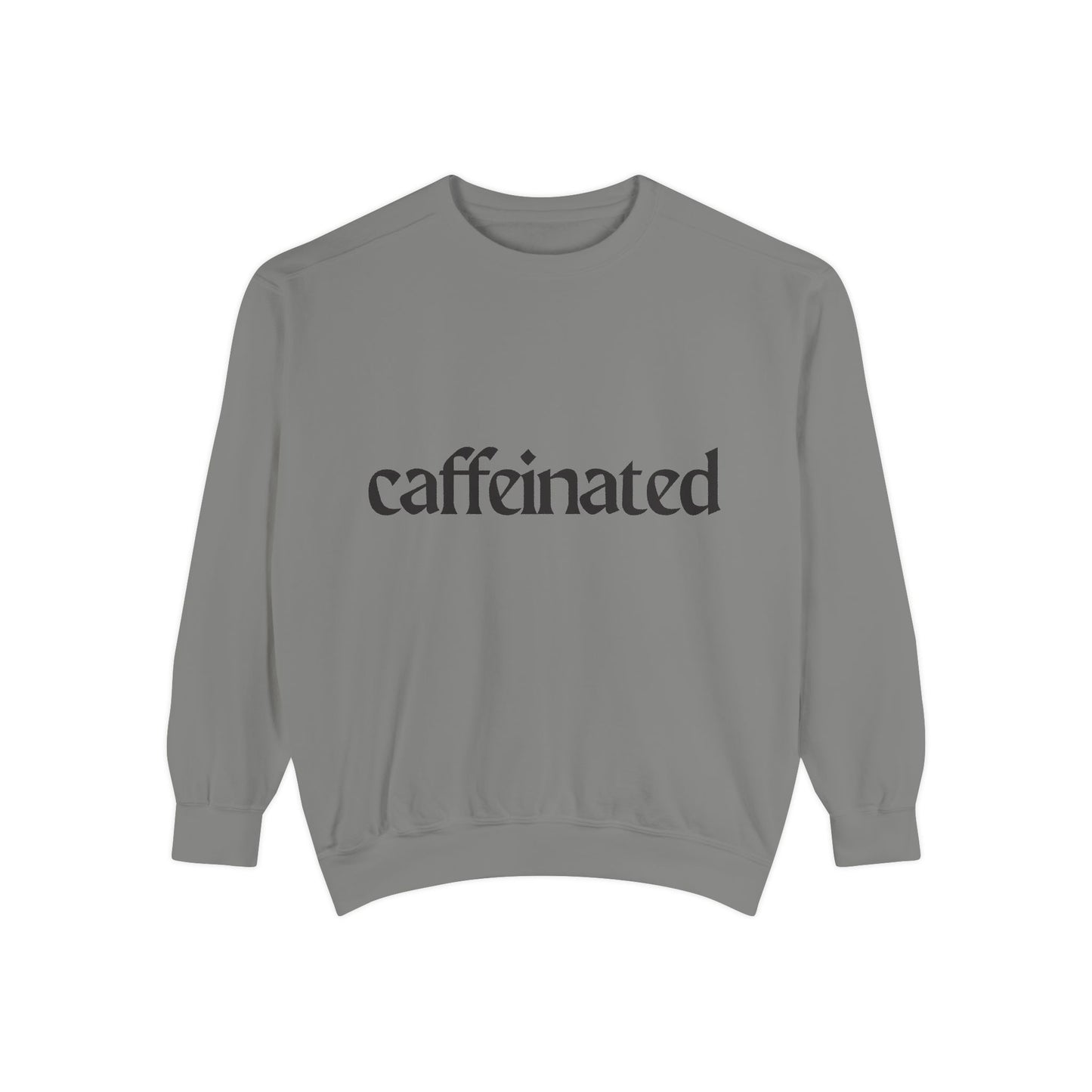 Caffeinated Unisex Garment-Dyed Sweatshirt | Cozy Coffee Lover Apparel, Perfect for Casual Outings, Gift for Coffee Enthusiasts, [...]