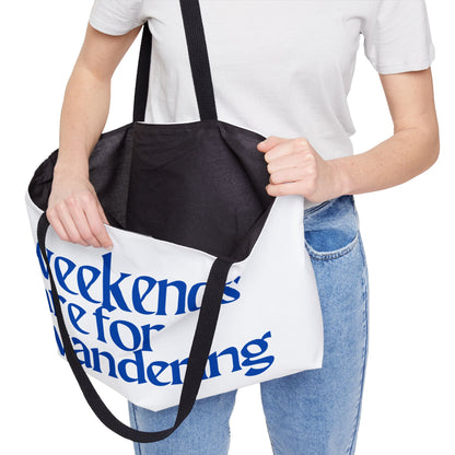 Weekend Wanderer Tote Bag | Travel, Beach, Grocery, Gym, Gift