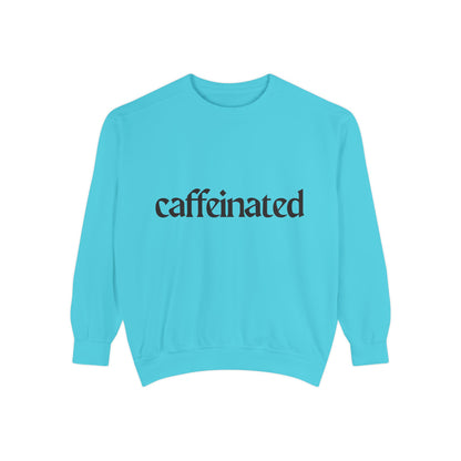 Caffeinated Unisex Garment-Dyed Sweatshirt | Cozy Coffee Lover Apparel, Perfect for Casual Outings, Gift for Coffee Enthusiasts, [...]