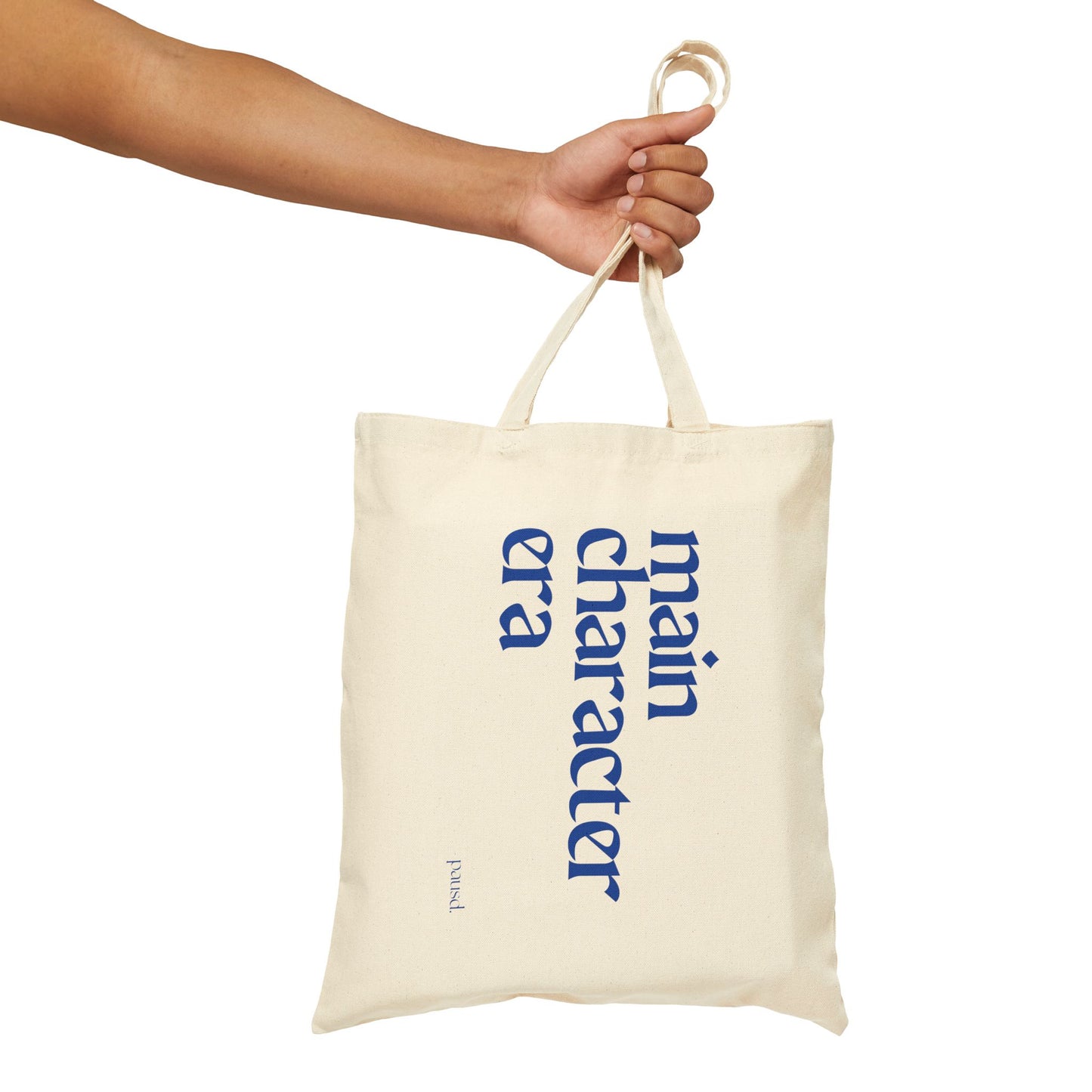 Main Character Era - Soft Hustle Tote Bag, Eco-Friendly Tote, Reusable Grocery Bag, Motivational Canvas Bag, Gift for Her, Everyday Carryall