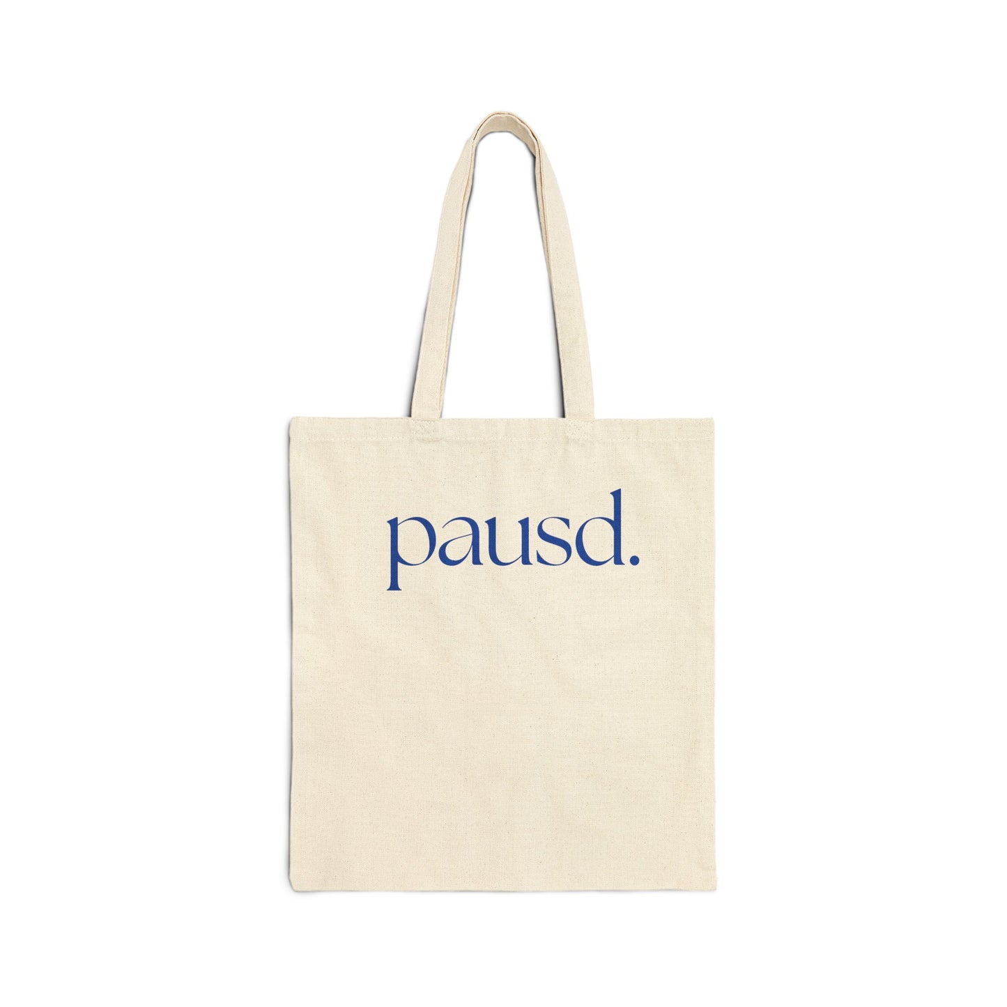 Casual totes for Gen Z Cotton Canvas Tote Bag - Meh & Pausd Designs, Everyday Use, Gift for Millennials, Eco-Friendly Tote, Shopping Bag