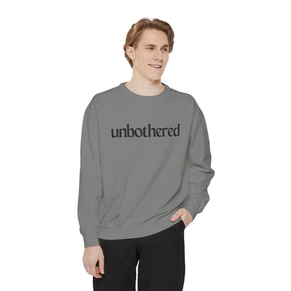 Unisex Garment-Dyed Sweatshirt - 'Unbothered' | Cozy Relaxation Apparel | Gift for Him & Her | Casual Wear for All Occasions, [...]