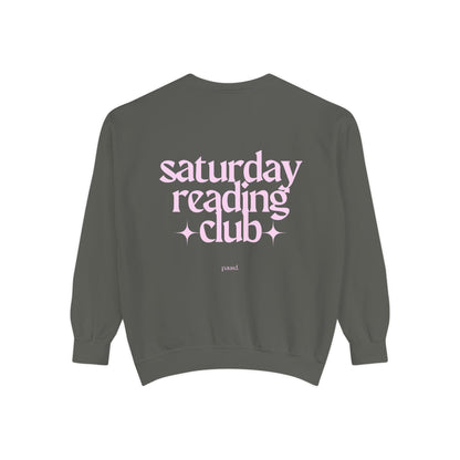 saturday reading club | Unisex Garment-Dyed Sweatshirt