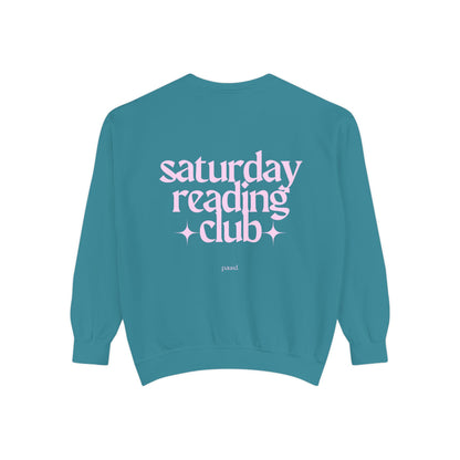 saturday reading club | Unisex Garment-Dyed Sweatshirt