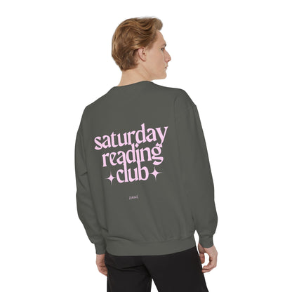 saturday reading club | Unisex Garment-Dyed Sweatshirt