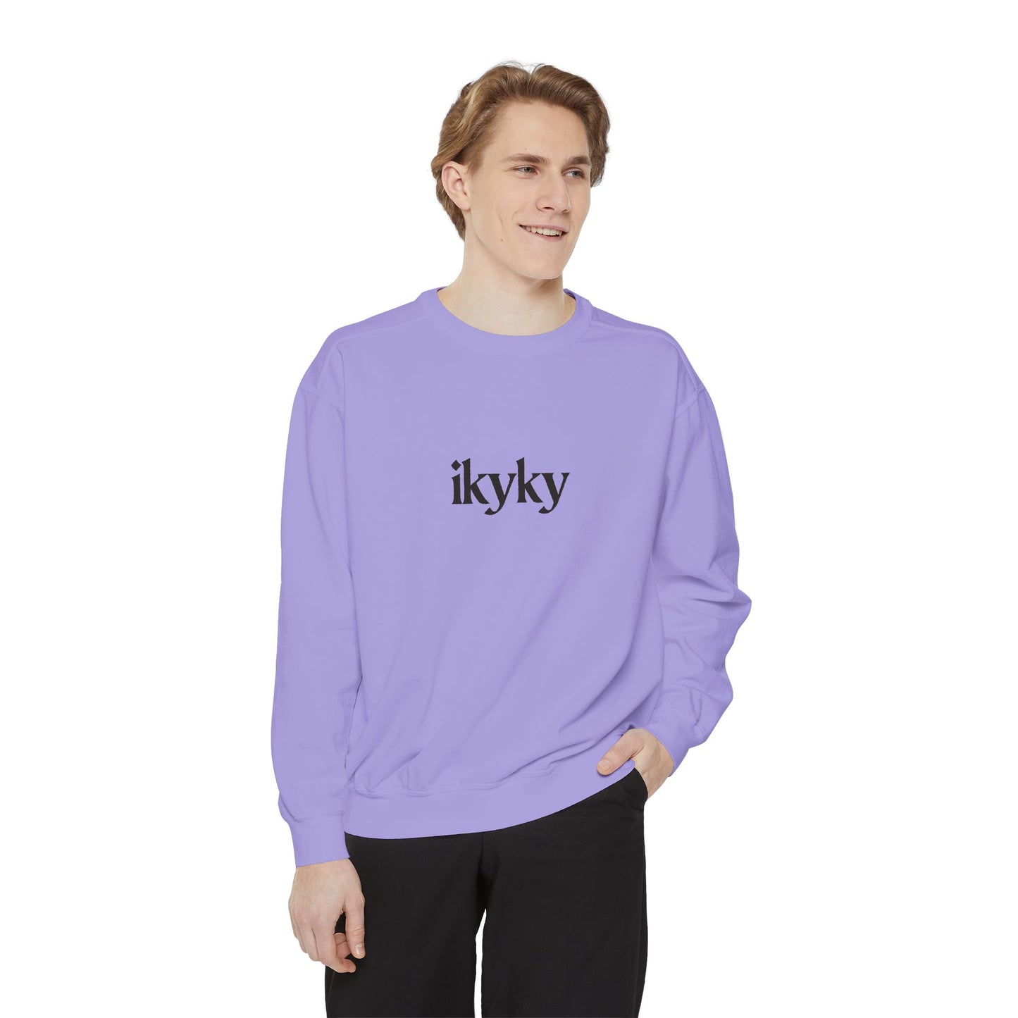 Unisex Garment-Dyed Sweatshirt, Cozy Casual Wear, Everyday Fashion, Gift for Her, Inspirational Quote Apparel, Comfortable Outfit