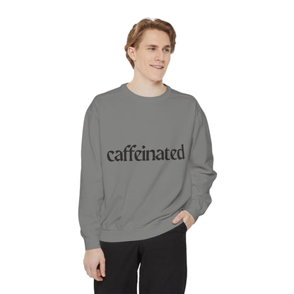 Caffeinated Unisex Garment-Dyed Sweatshirt | Cozy Coffee Lover Apparel, Perfect for Casual Outings, Gift for Coffee Enthusiasts, [...]